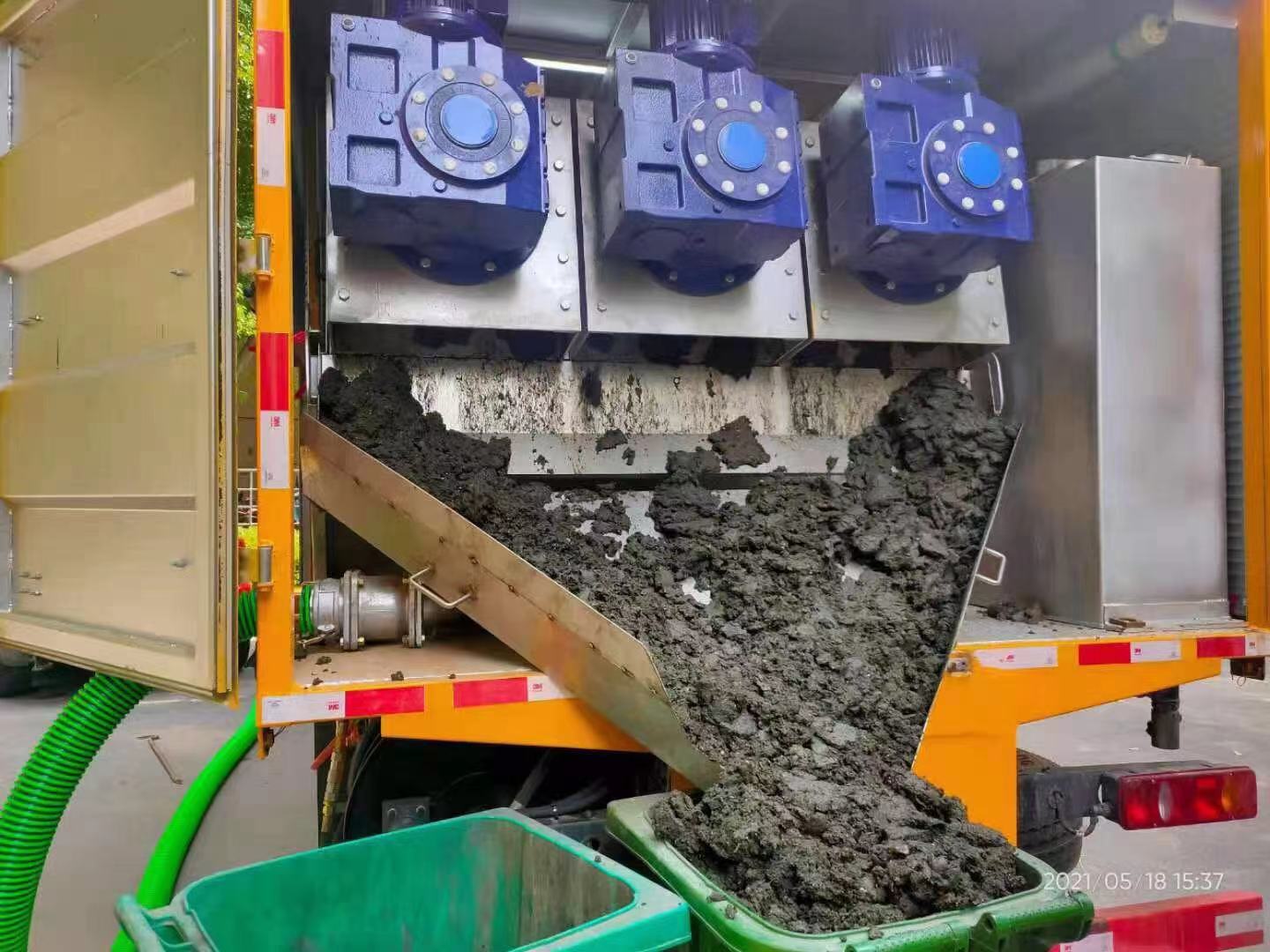 蕉岭化粪池清掏城市维护站-泥浆净化干湿分离处理